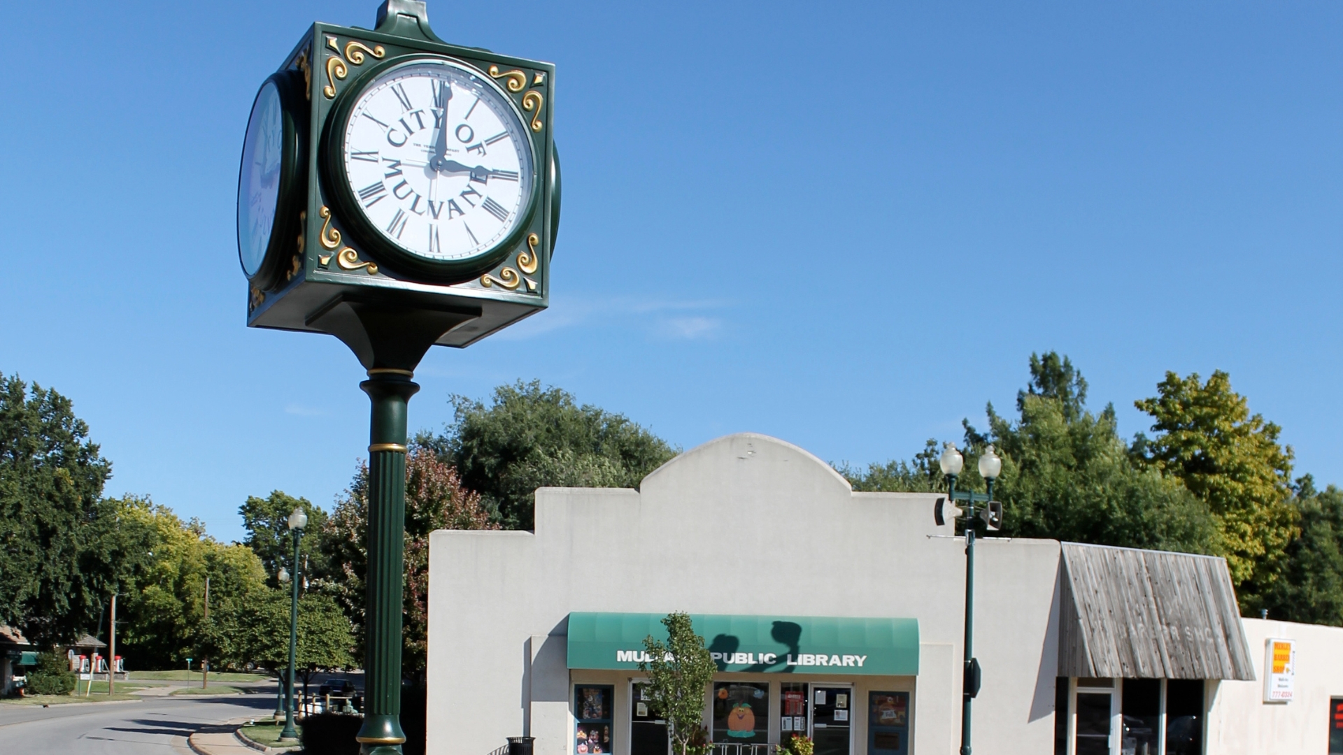 Mulvane, Kansas clock library
