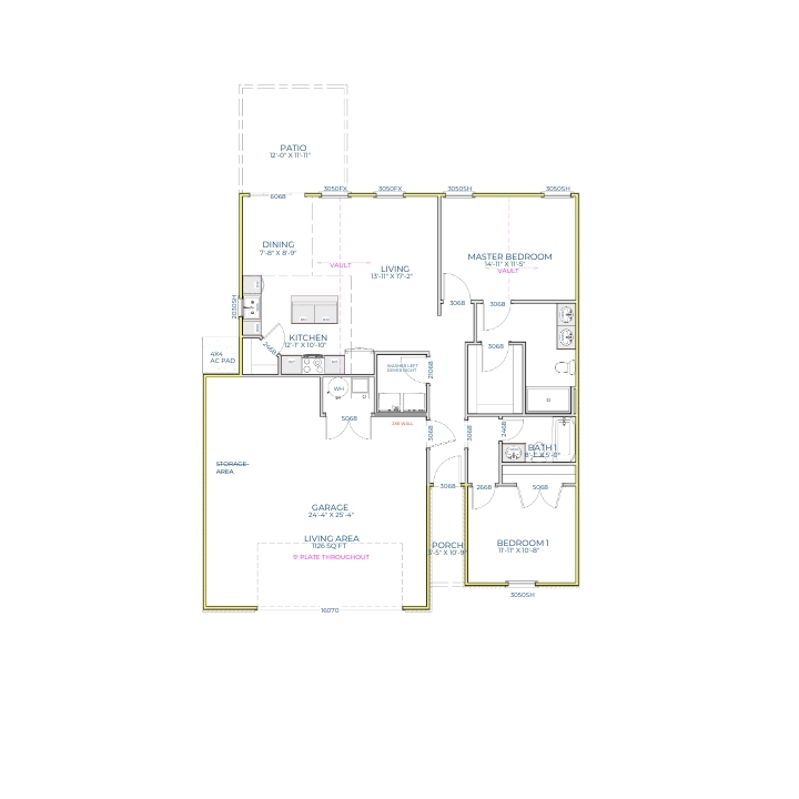 Liberty Communities Lincoln Storage Floor plan