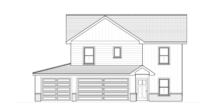 Liberty Communities Washington 3 Car Garage Floor plan