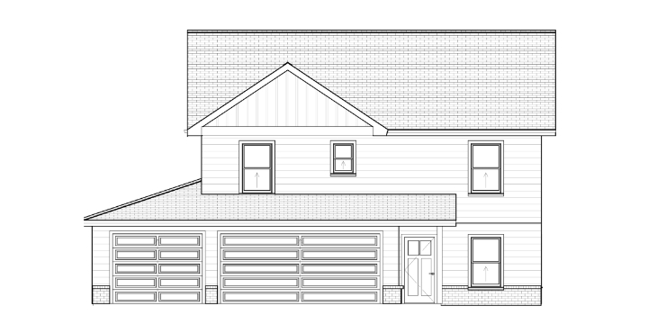 Liberty Communities Liberty 3 Car Garage Floor plan