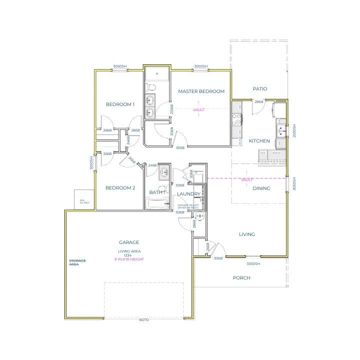 Liberty Communities bell Storage Floor plan