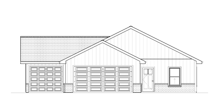 Liberty Communities Rushmore 3 Car Garage Floor plan