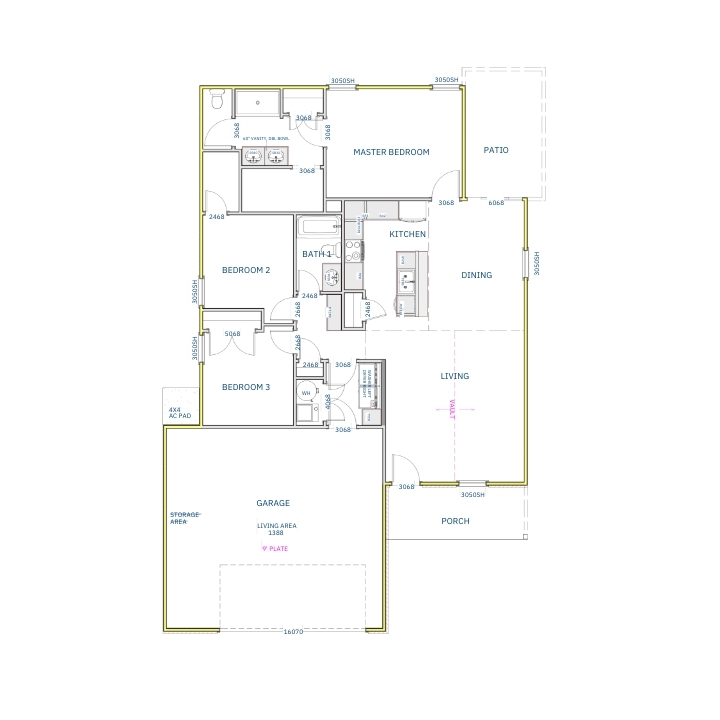 Liberty Communities Rushmore Storage Floor plan