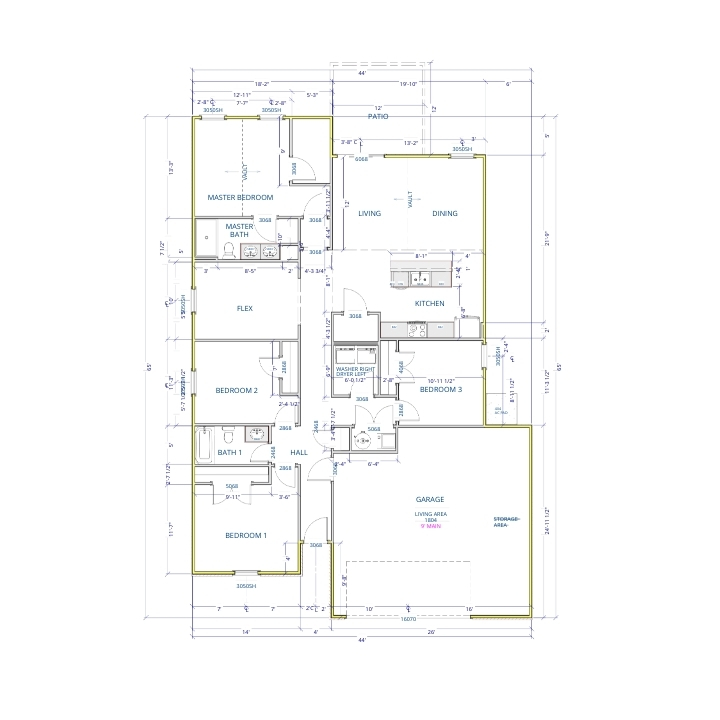 Liberty Communities Franklin Storage Floor plan