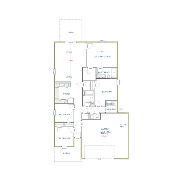 Liberty Communities Georgetown Storage Floor plan