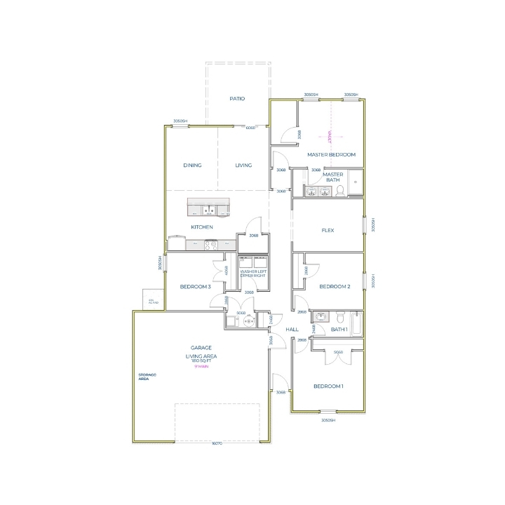 Liberty Communities Franklin Storage Floor plan