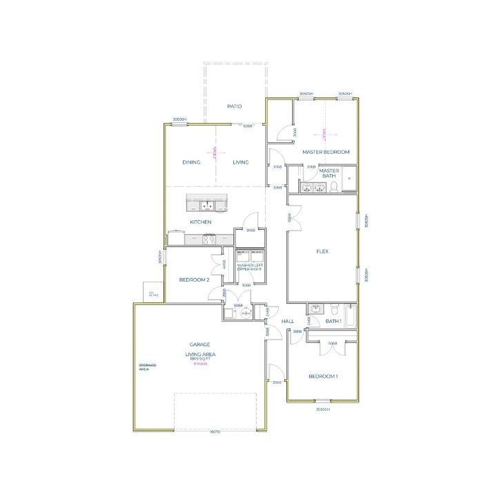 Liberty Communities Francis Storage Floor plan