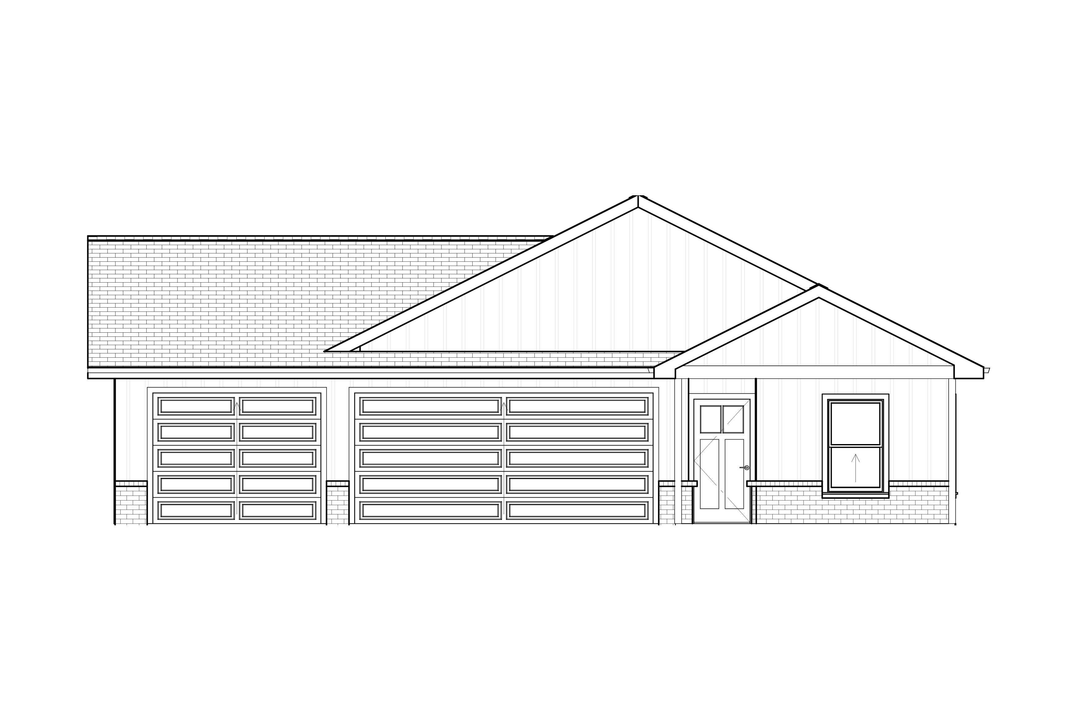 Liberty Communities Georgetown 3 Car Garage Floor plan