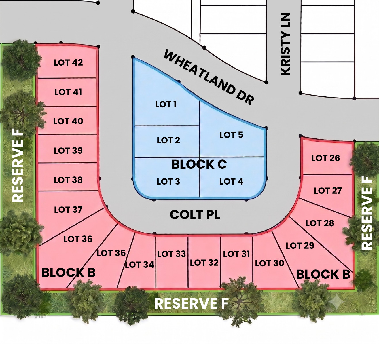Wheatland Village | Haysville plat map by Liberty Communities