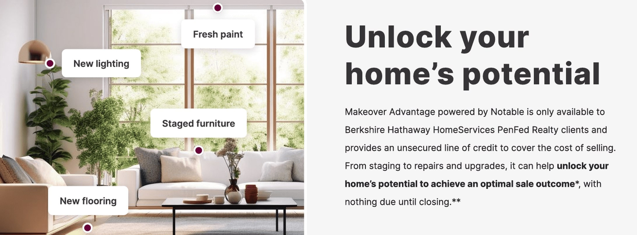 Makeover Advantage powered by Notable